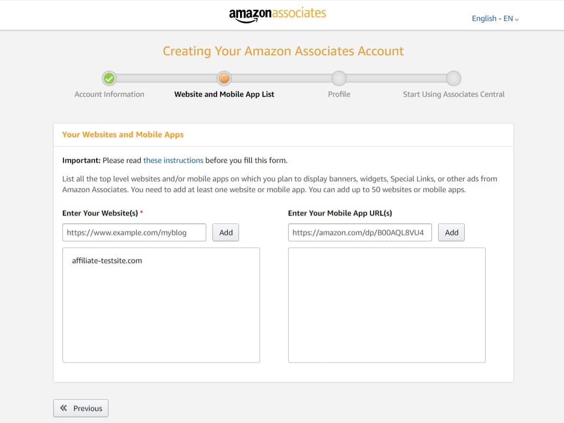 Become an Amazon Affiliate Signup