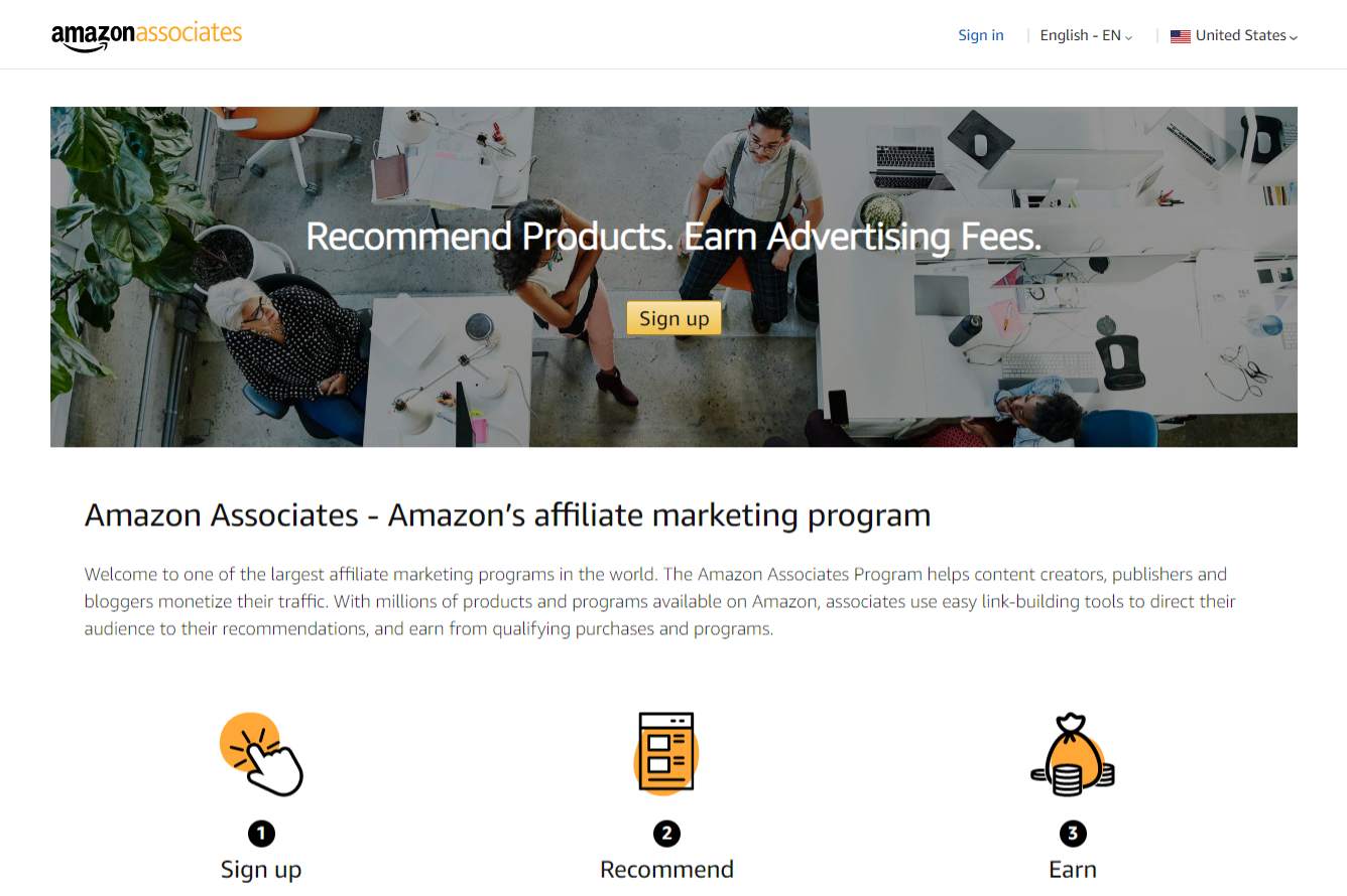 Amazon Associates Homepage - Become an Amazon Affiliate